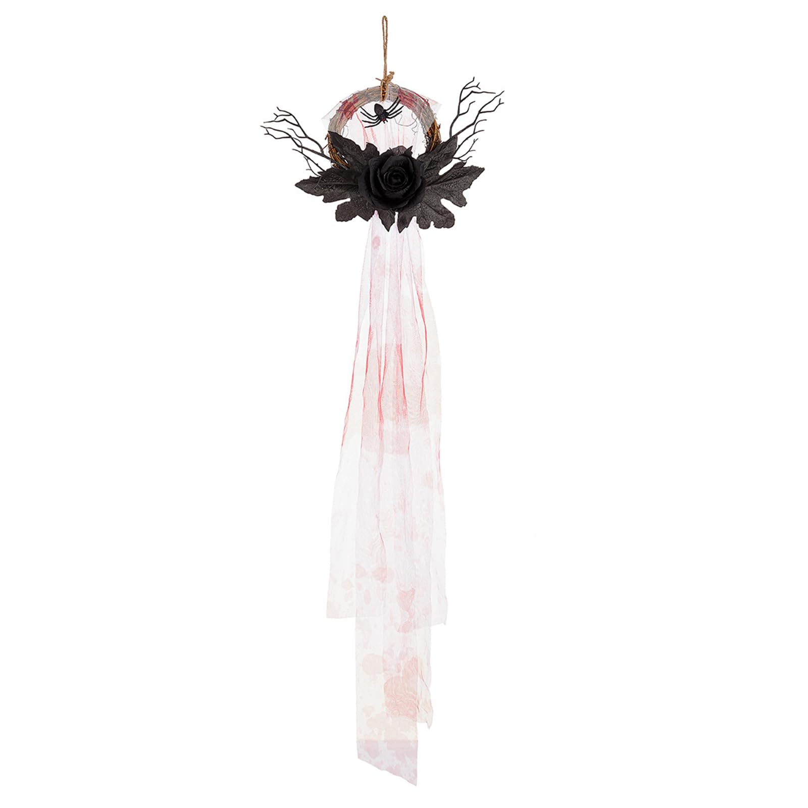 Hsioluted Spiders Rose/Specters Pumpkin Ornament Halloween Party Decorations Props for Indoor Eye Catching Decoration Party Supply Holiday Decoration