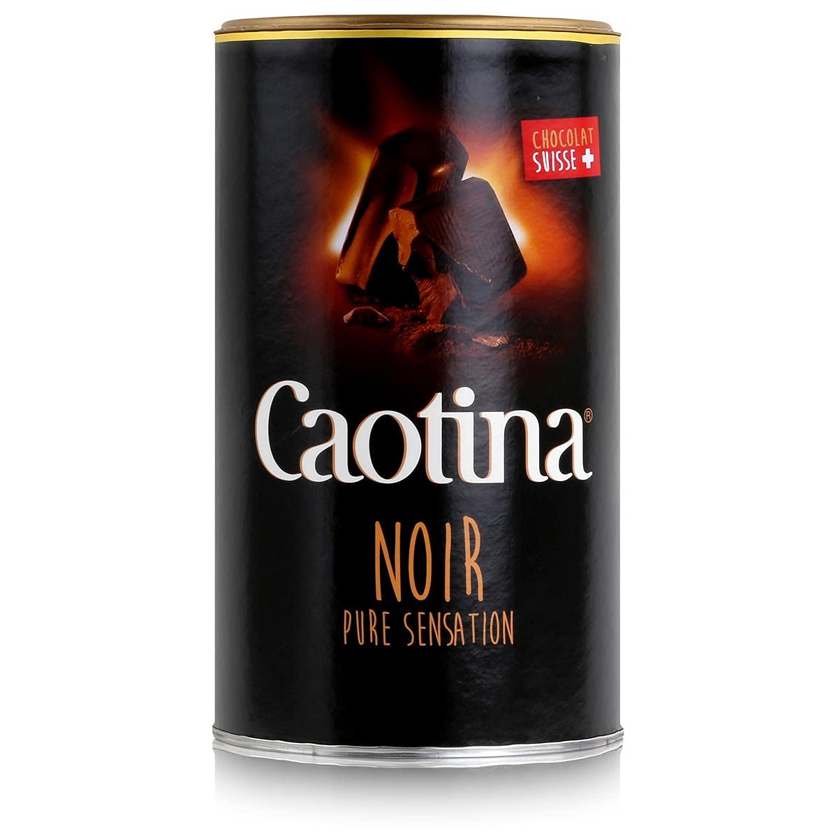 Caotina Fine Swiss Dark Chocolate Multivitamin Powder Drink - Made in Switzerland