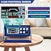 VnioLife Upgrade Ionic Foot Bath Detox Machine, LCD Display Ion Foot Spa Detox Machine, 8 Detox Modes for Home Use Beauty Salon with Arrays, Heating Waist Belt