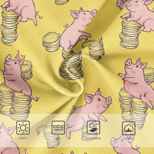 Girls' Underwear Gold Coin Pig Cotton Stretch Comfort Toddler Panties3