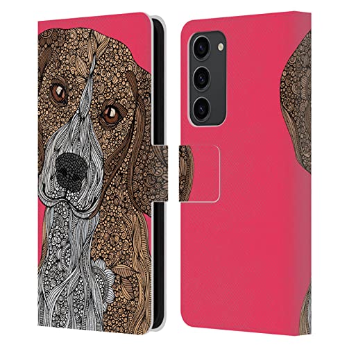 Funda libro Samsung S23+ 5G protege pantallas y organiza tarjetas Valentina Beagle Head Case