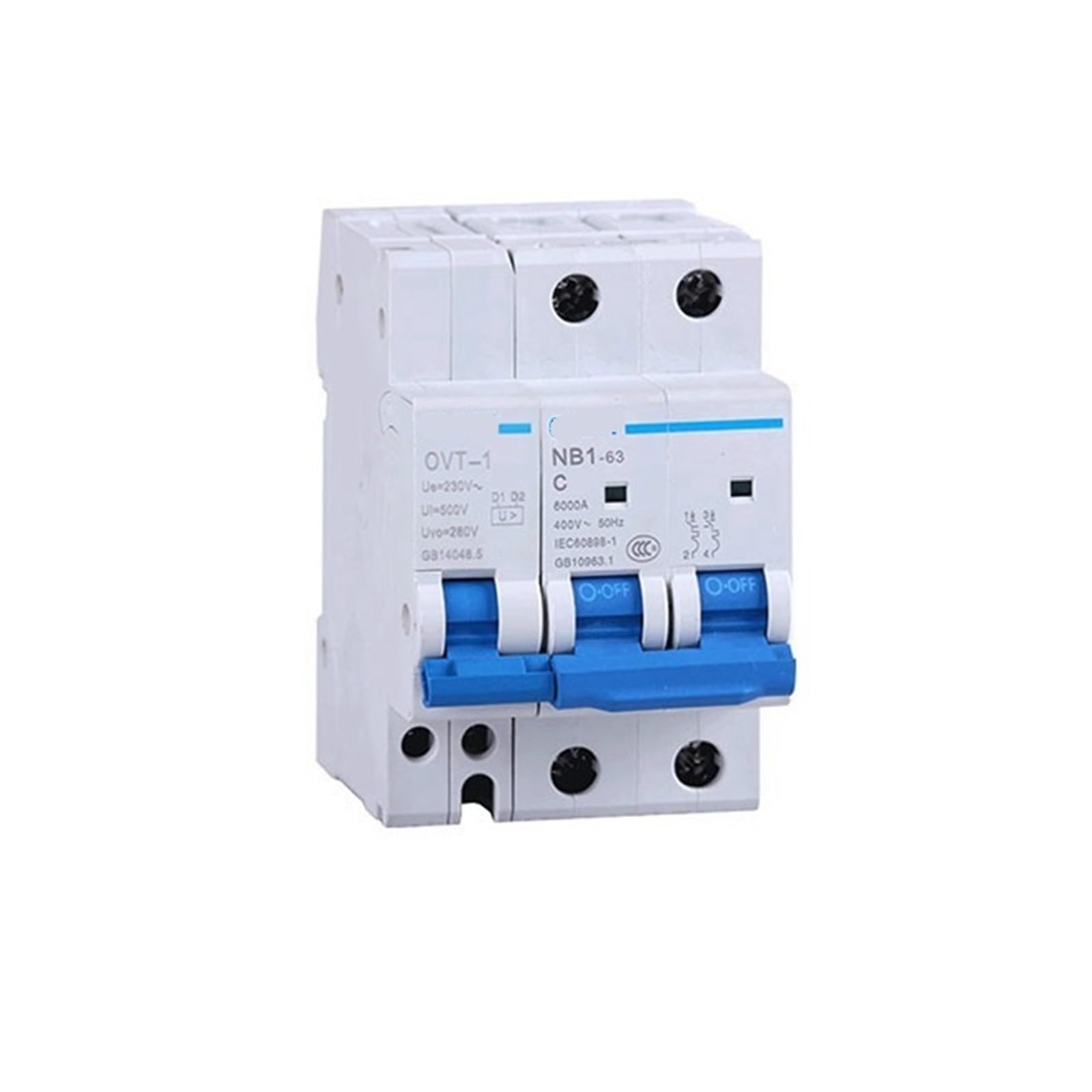 Protector de sobretensión y voltaje permanente 25A disyuntor 5