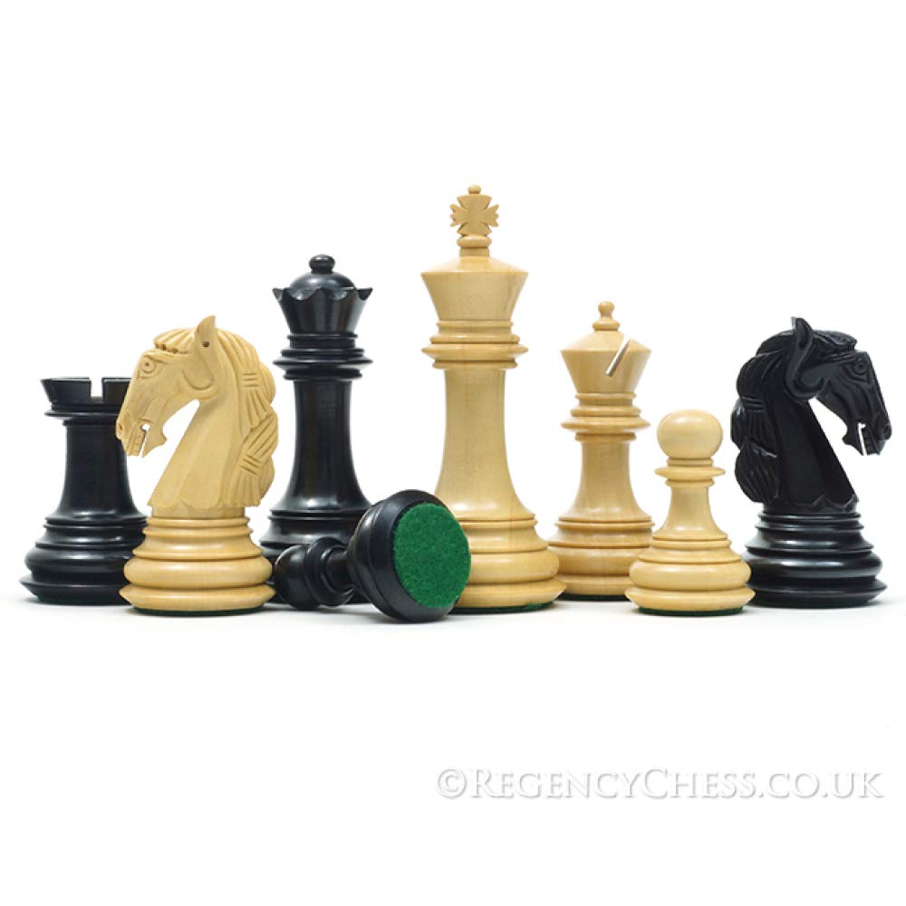 The Regency Chess Company El Gambito Piezas de ajedrez 9.5cm