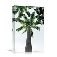 Canvas Wall Art Tree Against Sky Living Room Multicolor Nature Photography Relax/Calm Trees Tropical - 12x18 inches