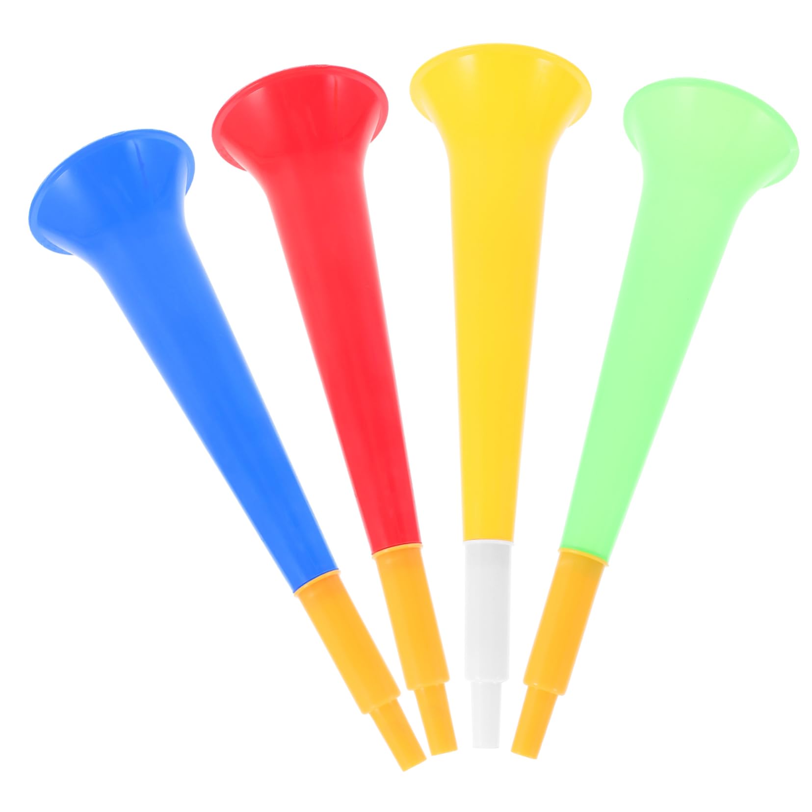 FELTECHELECTR 4Pcs Football Horn Noise Maker for Sporting Events Cheerleading Prop Trumpet for Parties and Celebrations