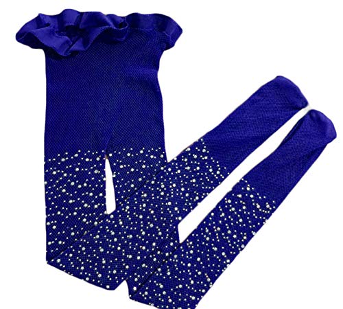 Canis Toddler Kids Little Girls Sprakle Crystal Rhinestone Mesh Glitter Fishnet Stockings