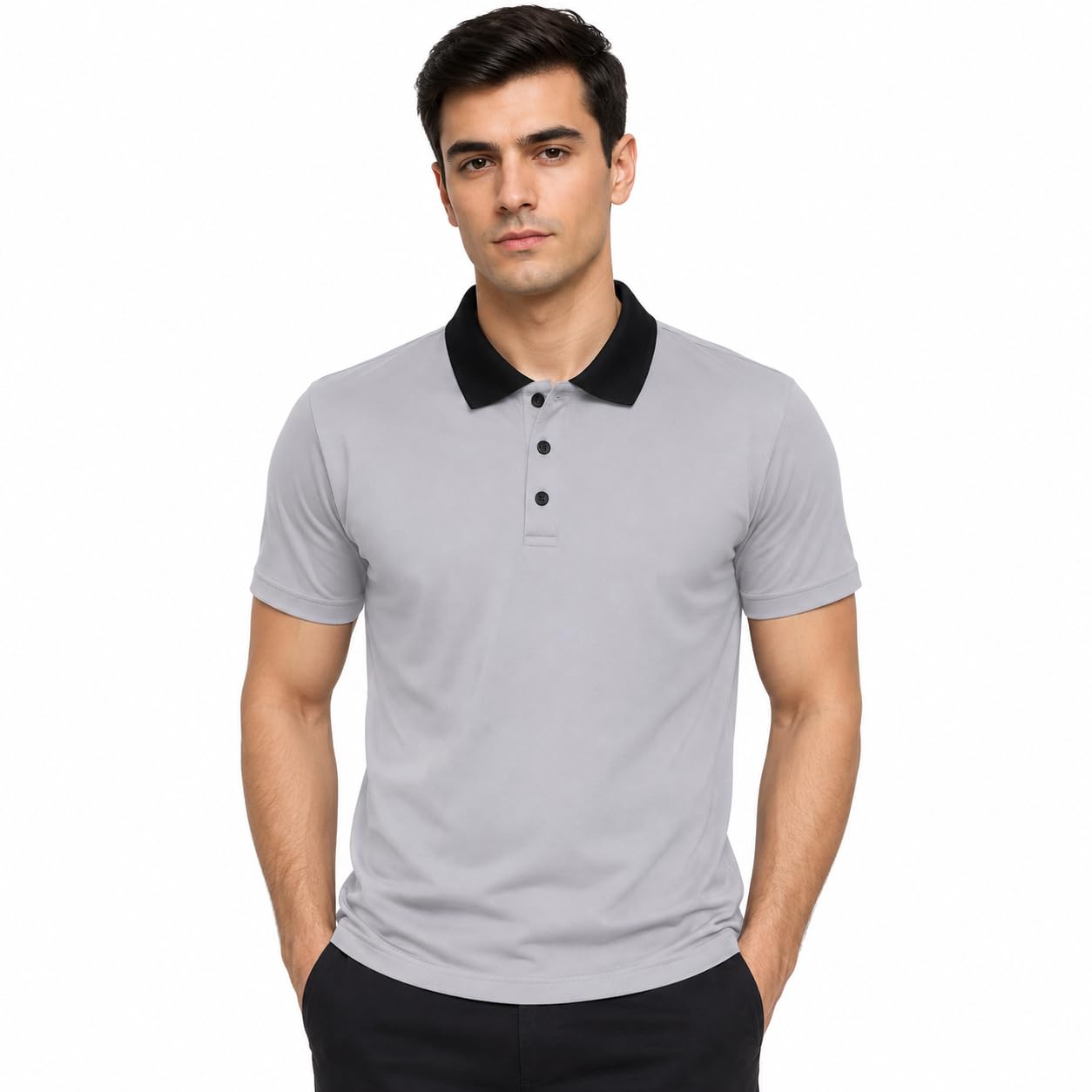 greenhood Men's Premium Solid Polo T-Shirt-picture-38