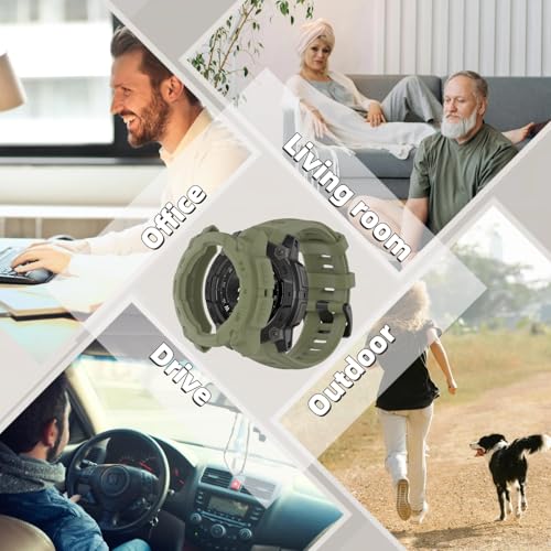Correas de silicona para Garmin Instinct 3 AMOLED 45mm/50mm miniatura 6