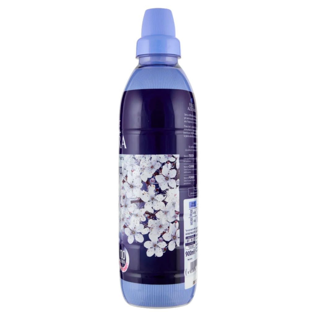 Felce Azzurra Ammorbidente Testpaket, Classico, ambra ed argan, Fiori Di Luna, pura freschezza, Weichspüler Konzentrat Duftende, 45 Washes, 3x 900Ml + Italian Gourmet polpa 400g