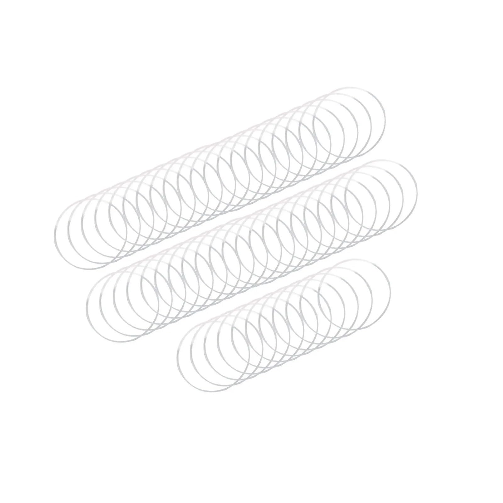 O Ring Watch Gasket Watch Glass Gasket Waterproof Assortment O Ring for 31Pcs 25-40mm(51 Pcs 15 40mm Heigh)