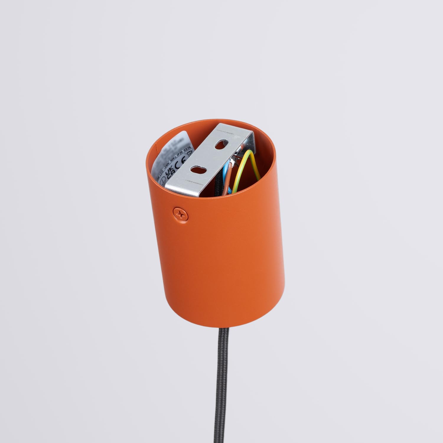 SOLLUX lighting Pendelleuchte LED Hängelampe Nox 25 cm roter Ocker