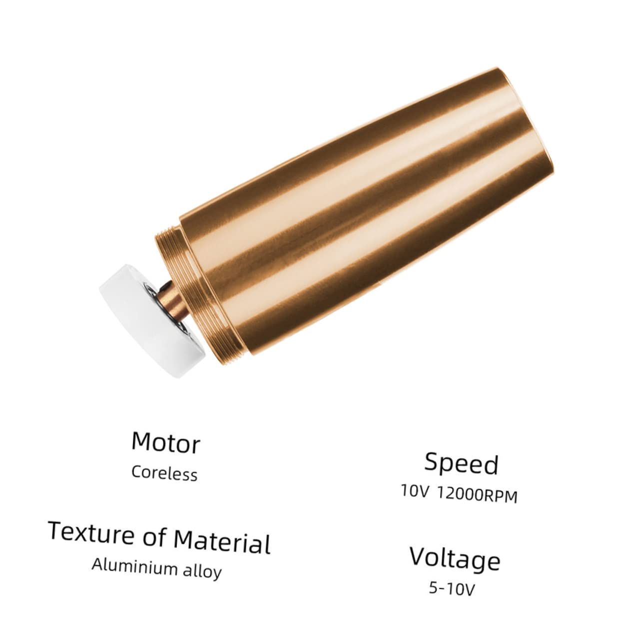 BESTYASH Tätowierstift Kleine aus Tragbar Leicht und Aluminiumlegierung Professioneller Rotations für Tattoos für Anfänger und Profis