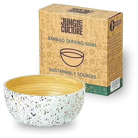 Jungle Culture Bamboo Serving Salad Bowl Cover