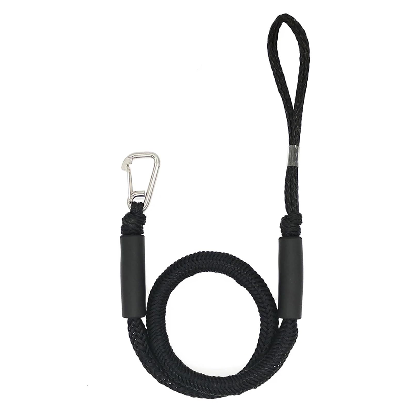 Soywim Green Black Mooring Rope, Boat Dock Line Mooring Rope With 316 Stainless Steel Clip Ropes Bungee Lines For Canoe Power Accessories(Green Black)