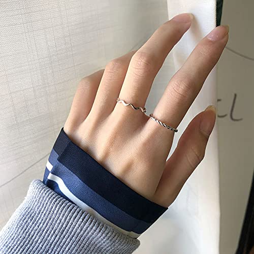to My Daughter Highs and Lows Ring - Sterling Silver Adjustable Inspirational High and Low Rings Wraparound Wave CZ Zig Zag Up and Down Encouragement Jewelry Gifts For Women Girls4