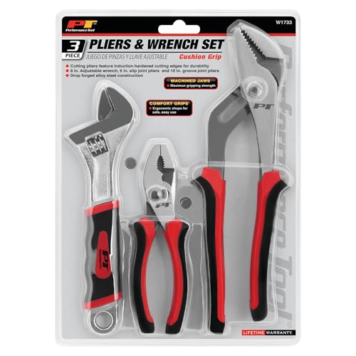 Image of Performance Tool W1733 3pc Plier and Wrench Set