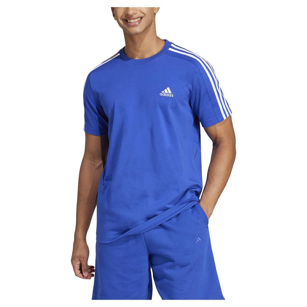 adidas Essentials Single Jersey 3-Stripes tee Camiseta de Manga Corta Hombre (Pack de 1) — view 33