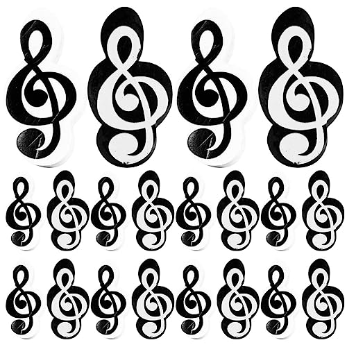 Ciieeo Borradores Pequeños En Forma De Nota Musical 20 Unidades Borradores Para Estudiantes Uso Escolar Y En Casa Material Tpr Seguro Y Cómodo