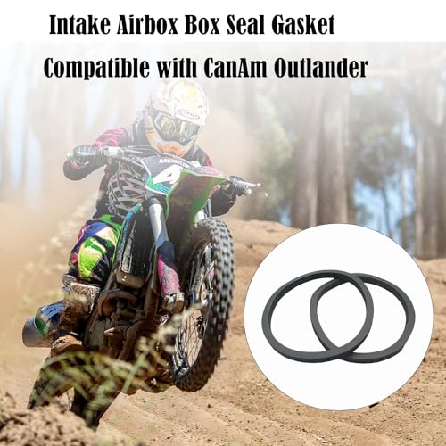 Image of 293300175 Intake Airbox Box Seal Gasket Compatible with Outlander 450 500 650 800 2013 2014 2015 2016 2017 2018 2019 and Renegade 500 800 1000（2pcs）
