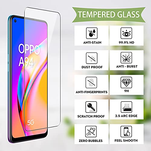 Jrester Cover per Oppo A94 5G, Rosa Morbido