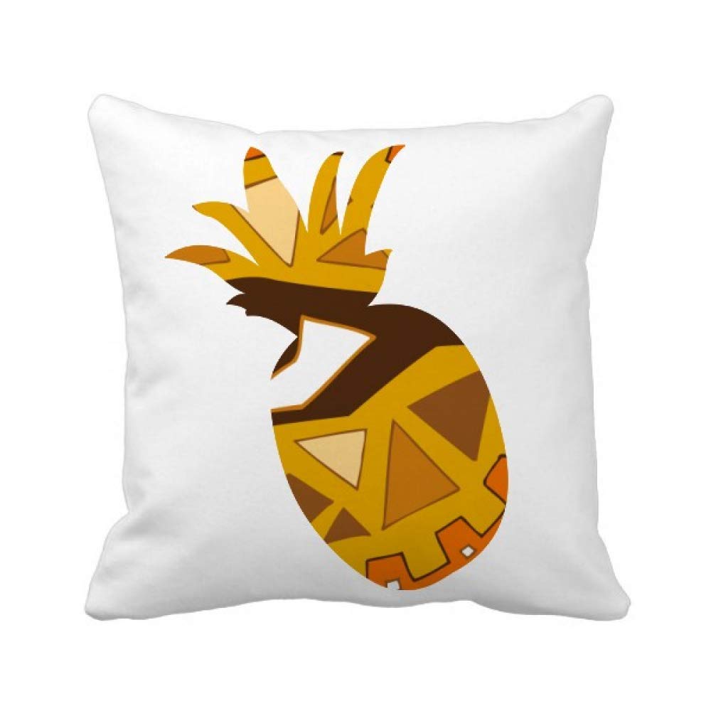 Coussin ananas Egypte totem carré au motif imprimé abstrait pour la décoration de maison