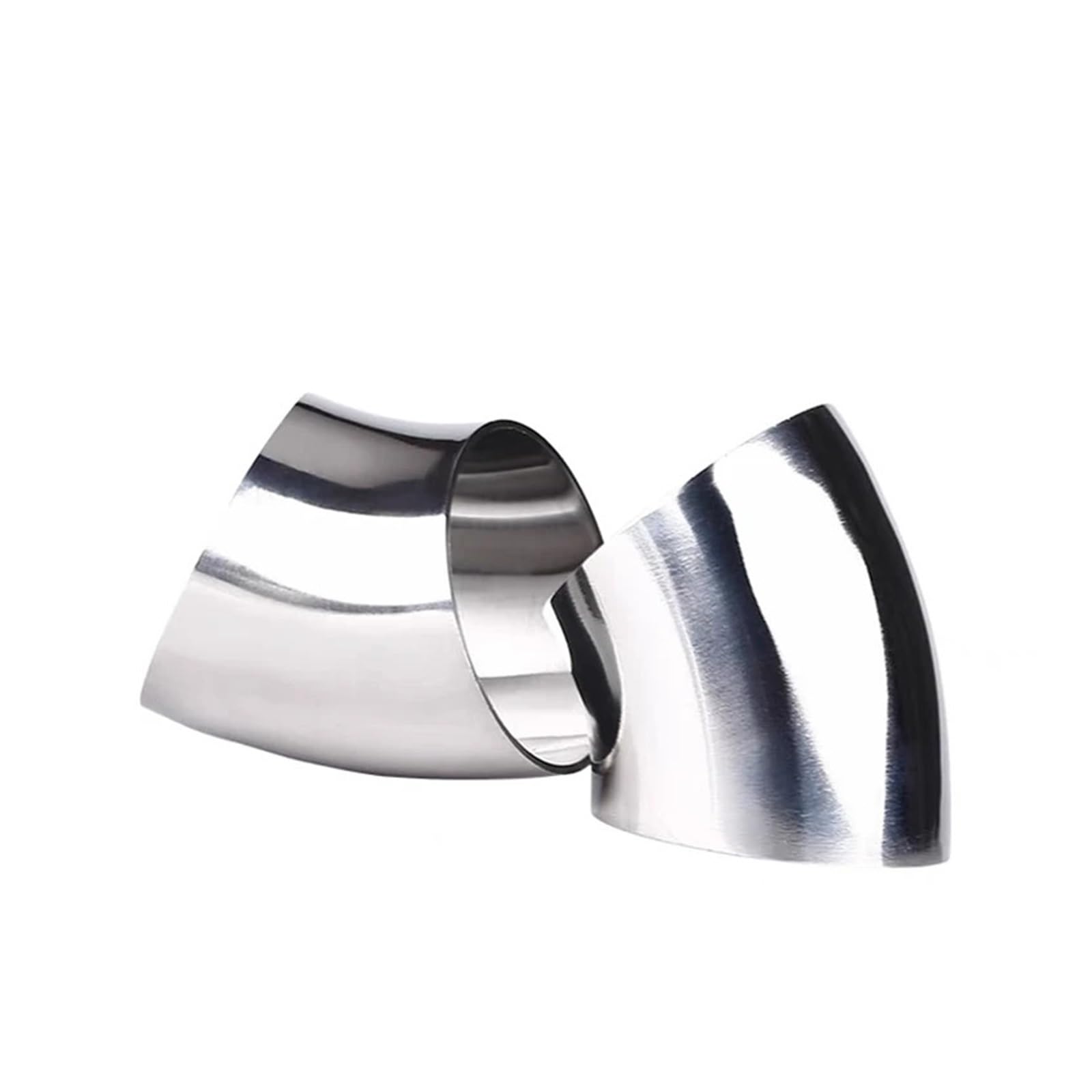 AARTERZZA 1Pcs 19mm/25mm/32mm/38mm/45mm/51mm/76mm/102mm OD SS304 Stainless Steel Weld 45 Degree Elbow Pipe Fitting Homebrew(19mm OD)