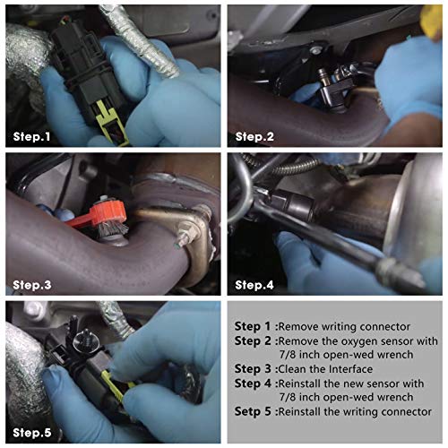 Sensor de Oxígeno Sanooer para Chevy Silverado 2pcs miniatura 7
