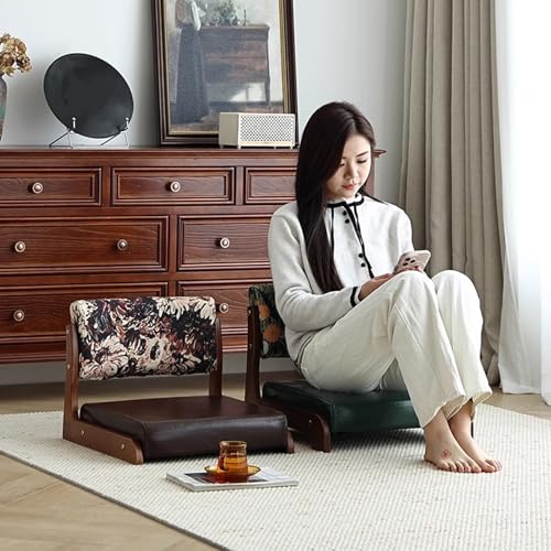 Chaise de sol avec dossier ergonomique pour assise confortable salon