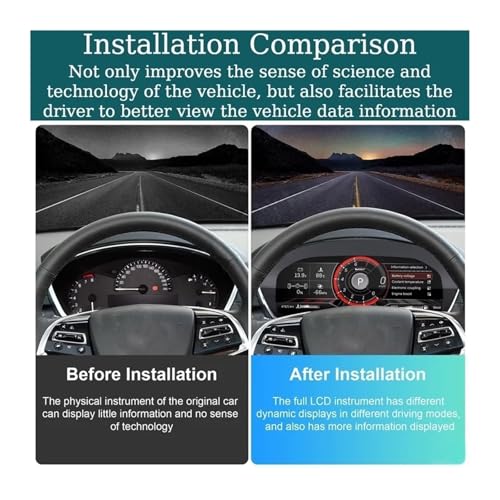 Pantalla LCD 12,3 compatible con Cadillac SRX y cabina virtual CarPlay 4