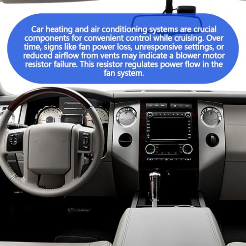 Image of HVAC Blower Motor Resistor Kit Compatible with Ford 2010-2017 Expedition 2010-2014 F150 2011-2017 Lincoln Navigator YH1829 Part Numbers BL3Z-19E624-A BL3Z19E624A YH-1829 YH1829