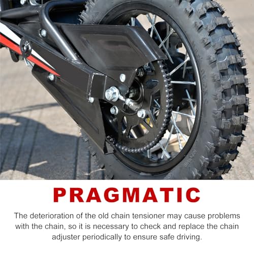 Image of 2 PCS Motorcycle Chain Adjuster Tensioner, Chain Axle Adjusters Replacement, 95014-10010 Replace Part for XR50R XR70R CRF80F CT70 XL75 XL80S XL100S, Motorcycle Accessories