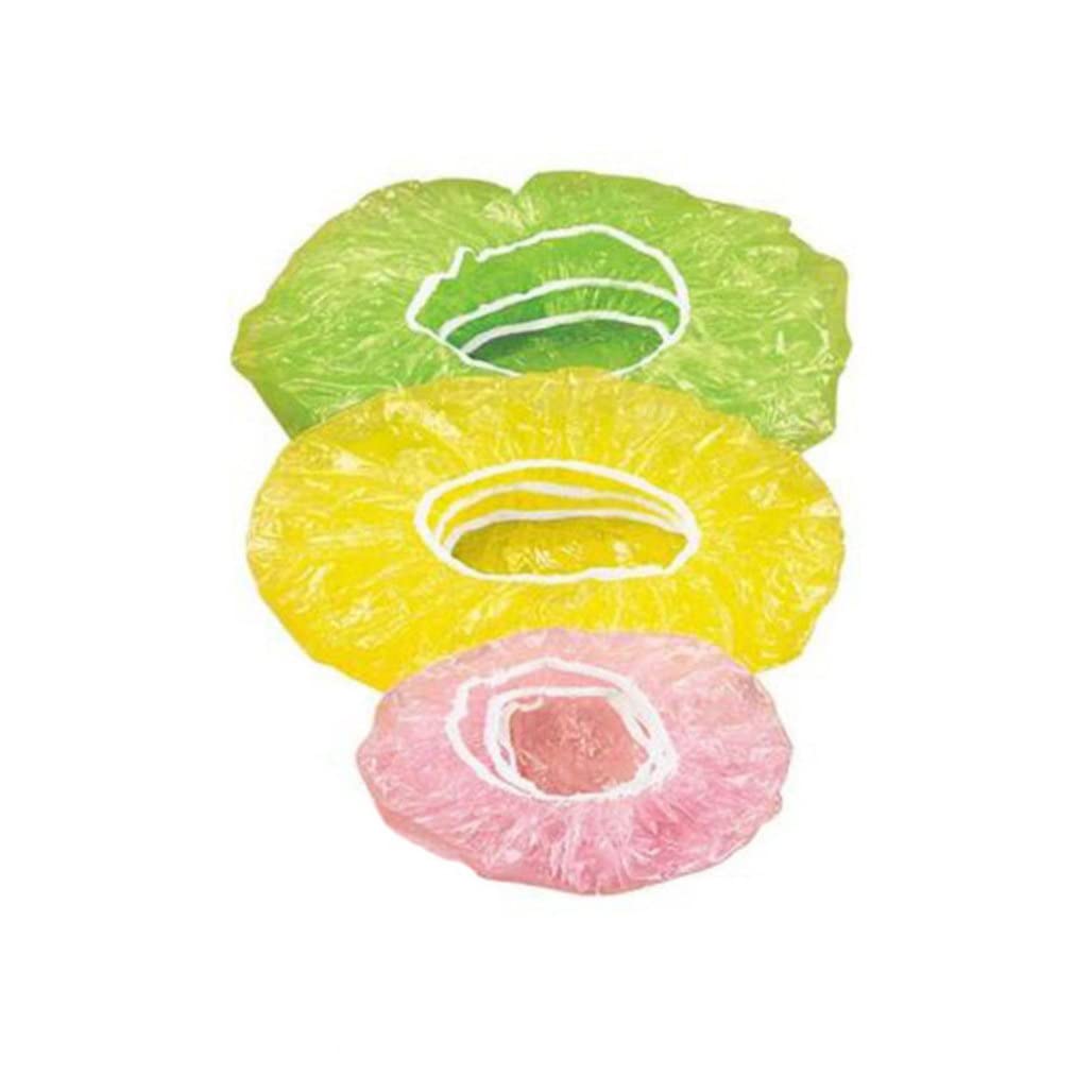 DAGLLGEW Elastic Food Storage Covers Reusable Stretchable Plastic Wrap Bowl Covers Lid 24PCS Stretchable Food Wraps Reusable Elastic Storage