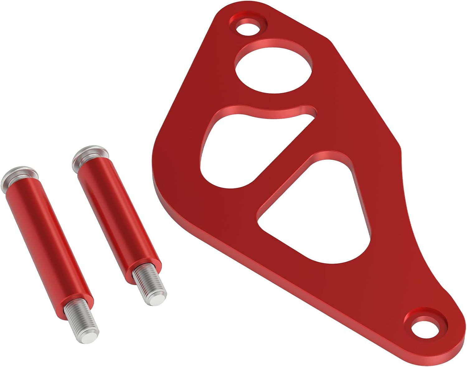 NICECNC Dirt Bike Rear Brake Caliper Guard Compatible with Honda CR125 250R 1997-2001 XR650R 2000-2007,Aluminum Anodized