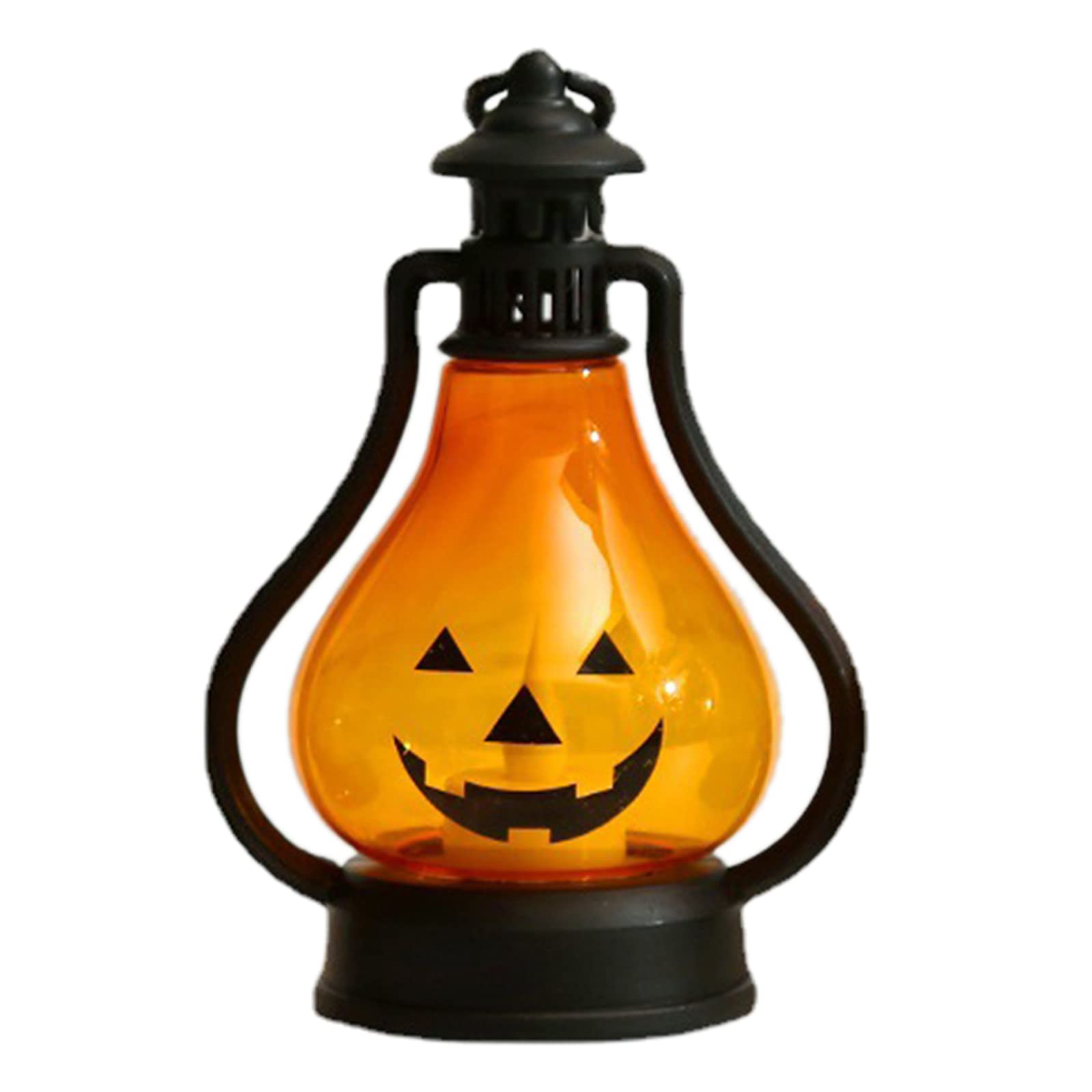Jazuaiao Halloween Pumpkin Witch Light LED Party Atmosphere Props Use Light Portable Easy to Use and Clean Halloween Pumpkin