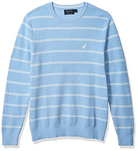 Nautica Men's Navtech Crewneck Sweater, Noon Blue, XX-Large