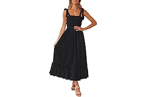 Summer Dresses for Women: Boho Ruffle A-line Beach Maxi Dresses