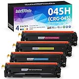 Ink E-Sale Compatible Toner Cartridge Replacement for Canon 045H CRG 045 H High Yield K C M Y Color Toner Ink Set for Canon ImageClass MF634Cdw MF633Cdw MF632Cdw MF635Cx LBP612Cdw LBP613Cdw Printer