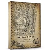 Delray Beach Map Poster, Florida Map Art Poster, Canvas, Delray Beach Map City vintage Poster, Street Map Artwork Poster, Delray Beach Map Canvas - 89AZ644