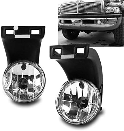 For Dodge Ram 1500 2500 3500 Pickup Truck Bumper Fog Lights Chrome