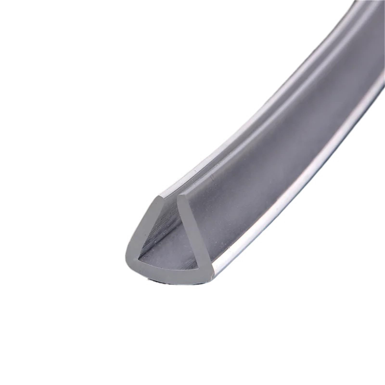 Uszczelka do drzwi prysznicowych, Przezroczysta uszczelka ekranu prysznicowego typu U Gumowy rowek 0,5 mm–35 mm Odporny na przecięcie szklany metal(15x25)