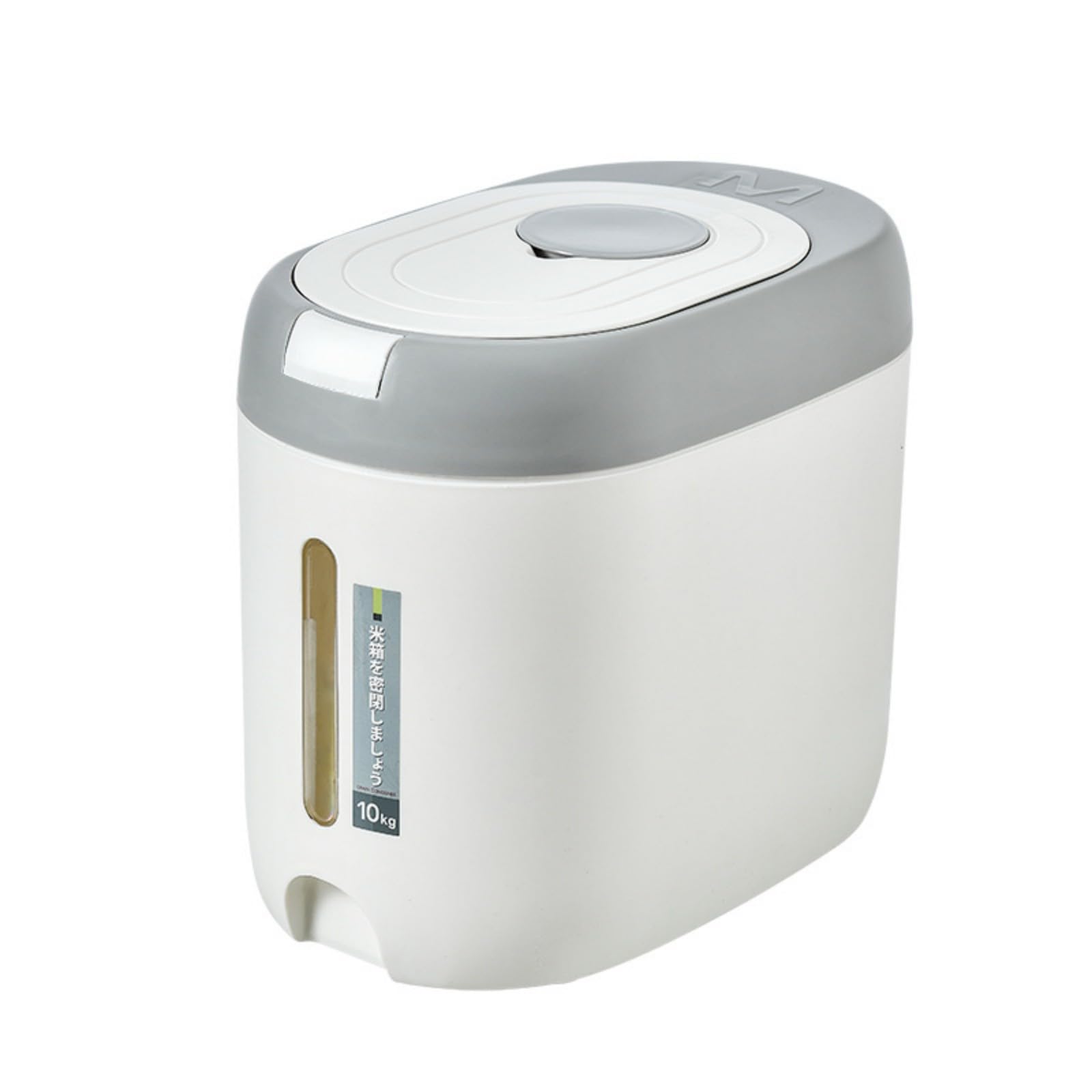 HDOYTXXM 3 Visible-Capacity Cereal Bin with Easy-Open Lid & Sealed Barrier for Dry Food Organization Rice Storage Jar