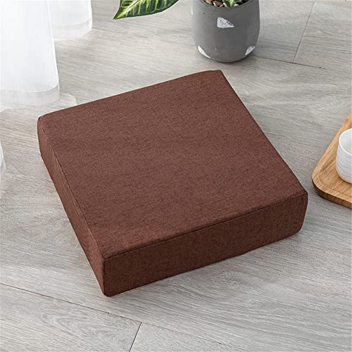 Cojín de asiento de espuma viscoelástica, cojín de elevación antideslizante para oficina, coche, hogar, uso en exteriores e interiores, cómodo cojín para silla (50 x 50 x 8 cm), soporte ergonómico y