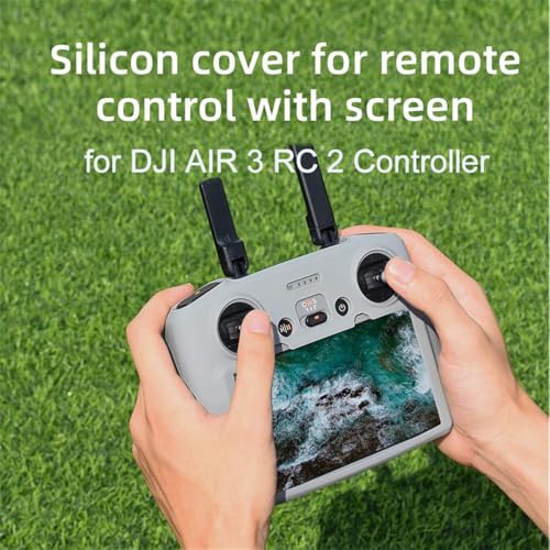 Image of Silicone Case for DJI RC 2 Remote for DJI Lito X1 Avata 360 Mini 5 Pro Flip Air 3S AIR 3 Mini 4 Pro Flip Drone RC 2 Controller Scratch-Proof Protetive Cover Sleeve Quadcopter Accessories (Grey)