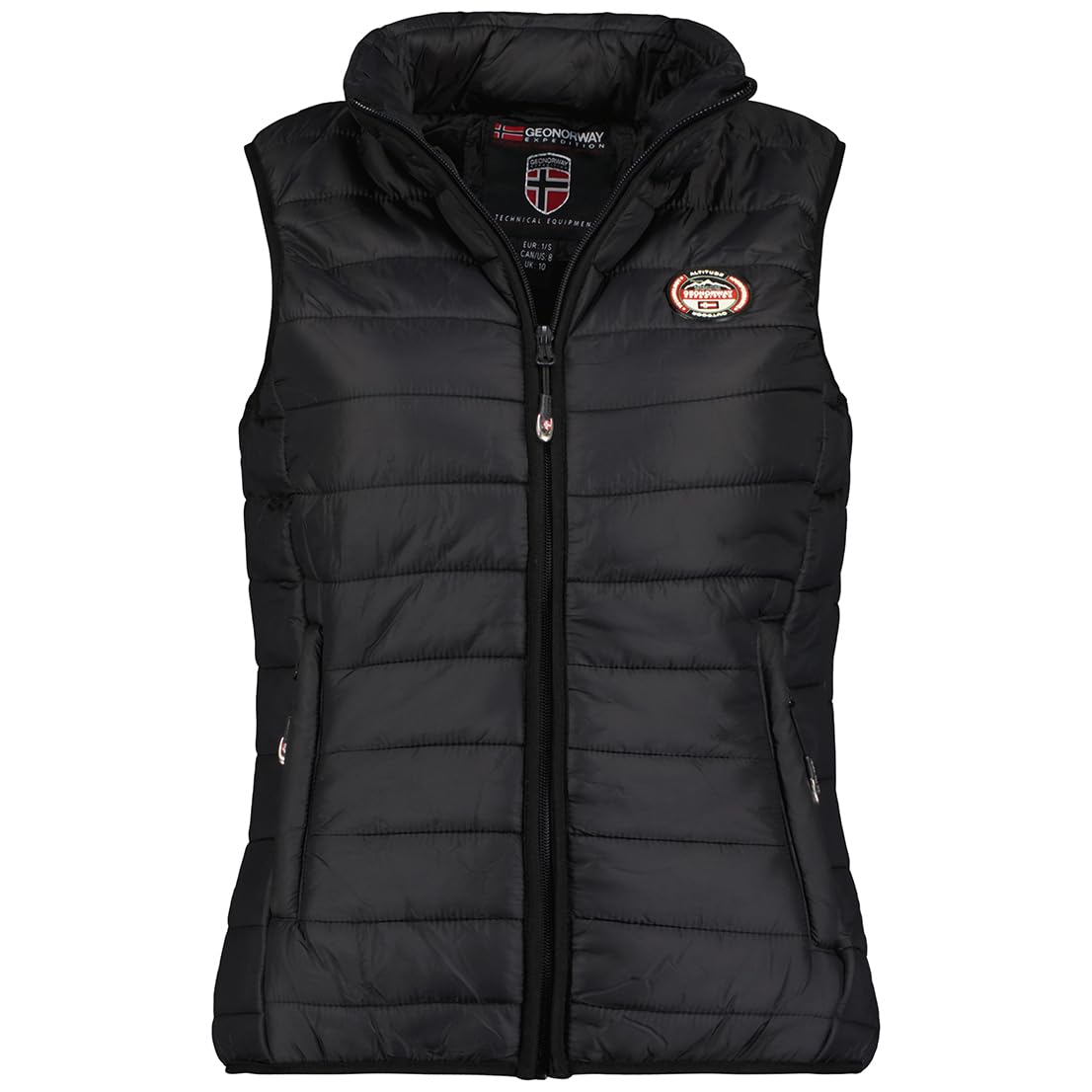 Geographical Norway veste VTK - Doudoune sans Manches Femme - Blouson gilet - Chaude & Élégante pour Mi-Saison