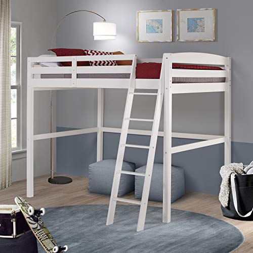 Camaflexi Tribeca Full Size High Loft Bed White (B07RZLZSHT) Amazon