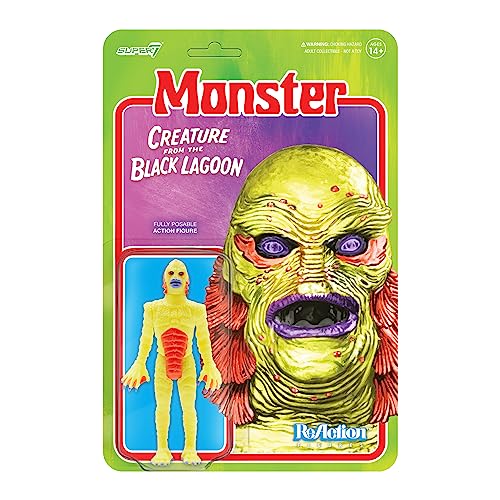 Image of Super7 Universal Monsters Creature from The Black Lagoon (Costume Colors) - 3.75 in Scale Reaction Figure