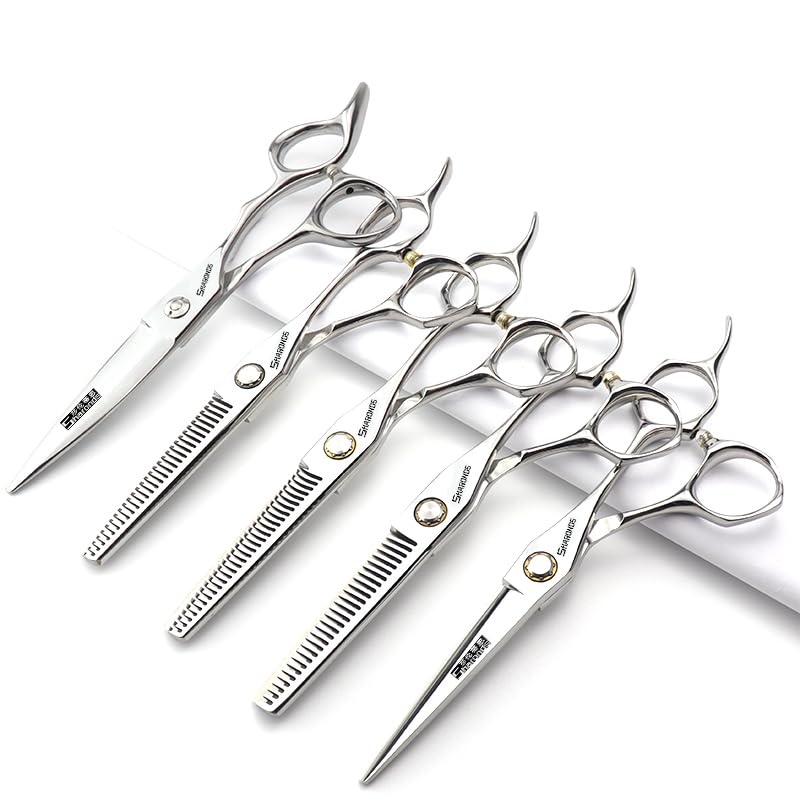 Professionelle Japanische Friseurschere Aus 440C Edelstahl - Rotgold, Hochwertig Für Salon & Haarschneiden