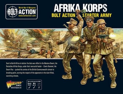 German Afrika Korps Starter Army 28mm Scale Miniatures Bolt Action