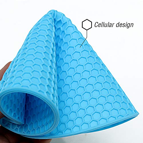 Cozihom Multifunktionales Silikon-Untersetzer Set - Zelluläre Pads, Hot Pads, Rutschfeste Isoliermatte - 7 Packungen