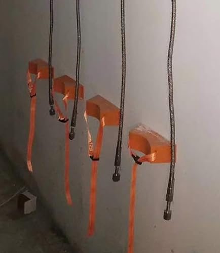 Miniatura 6 de Soporte montado en la pared Soporte de pared para cilindros de gas comprimido Soporte (gris)